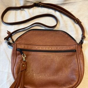 Ragmaw Caravan Bag | Brighton Brown Leather